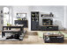 Sideboard >Jasmin< in Graphit aus Metall - 166x102x48cm (BxHxT)