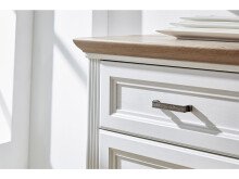 Sideboard >Jasmin< in Pinie-Hell aus Metall - 166x102x48cm (BxHxT)