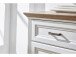 Sideboard >Jasmin< in Pinie-Hell aus Metall - 166x102x48cm (BxHxT)