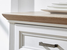 Sideboard >Jillana II< in Antik aus Metall - 171x102x48cm (BxHxT)