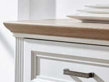 Sideboard >Jasmin< in Pinie-Hell aus Metall - 171x102x48cm (BxHxT)