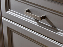 Highboard >Jasmin< in Graphit aus Metall - 143x150x42cm (BxHxT)