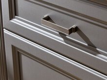 Highboard >Jasmin< in Graphit aus Metall - 143x150x42cm (BxHxT)