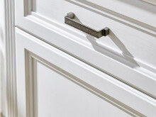Highboard >Jasmin< in Pinie-Hell aus Metall - 143x150x42cm (BxHxT)