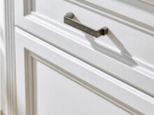 Highboard >Jasmin< in Pinie-Hell aus Metall - 143x150x42cm (BxHxT)