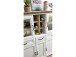 Highboard >Jasmin< in Pinie-Hell aus Metall - 143x150x42cm (BxHxT)