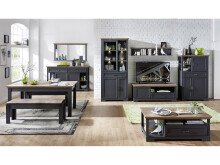 TV-Board >Jasmin< in Graphit - 143x54x51cm (BxHxT)