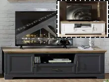 TV-Board >Jasmin< in Antik - 193x54x51cm (BxHxT)