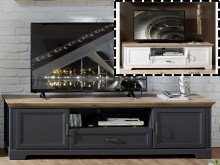 TV-Board >Jasmin< in Antik - 193x54x51cm (BxHxT)