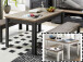 Esstisch >Jasmin< in Artisan Eiche - 220x76x90cm (BxHxT)