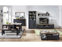 Esstisch >Jasmin< in Graphit - 160x76x90cm (BxHxT)