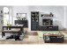 Esstisch >Jasmin< in Graphit - 160x76x90cm (BxHxT)