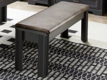 Essbank >Jasmin< in Braun - 126x48x41cm (BxHxT)