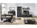 Essbank >Jasmin< in Braun - 126x48x41cm (BxHxT)