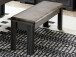 Essbank >Jasmin< in Braun - 126x48x41cm (BxHxT)