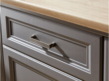 Buffet >Jasmin< in Graphit aus Metall - 166x205x48cm (BxHxT)