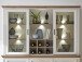 Buffet >Jasmin< in Pinie-Hell aus Metall - 166x205x48cm (BxHxT)