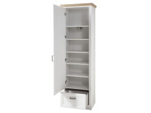 Garderobenschrank >Jasmin< in Antik - 65x204x41cm (BxHxT)