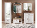 Garderobenschrank >Jasmin< in Antik - 65x204x41cm (BxHxT)