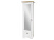 Garderobenschrank >Jasmin< in Antik - 65x204x41cm (BxHxT)