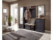 Garderobenschrank >Jasmin< in Graphit - 65x204x41cm (BxHxT)