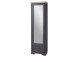 Garderobenschrank >Jasmin< in Graphit - 65x204x41cm (BxHxT)