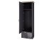 Garderobenschrank >Jasmin< in Graphit - 65x204x41cm (BxHxT)
