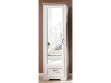Garderobenschrank >Jasmin< in Pinie-Hell -...