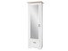 Garderobenschrank >Jasmin< in Pinie-Hell - 65x204x41cm (BxHxT)