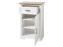 Schuhschrank >Jasmin< in Antik aus Metall - 65x102x41cm (BxHxT)