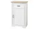 Schuhschrank >Jasmin< in Antik aus Metall - 65x102x41cm (BxHxT)
