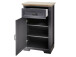 Schuhschrank >Jasmin< in Antik aus Metall - 65x102x41cm (BxHxT)