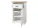 Schuhschrank >Jasmin< in Antik aus Metall - 65x102x41cm (BxHxT)