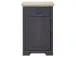 Schuhschrank >Jasmin< in Antik aus Metall - 65x102x41cm (BxHxT)