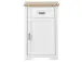 Schuhschrank >Jasmin< in Antik aus Metall - 65x102x41cm (BxHxT)