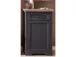 Schuhschrank >Jasmin< in Graphit - 65x102x41cm (BxHxT)