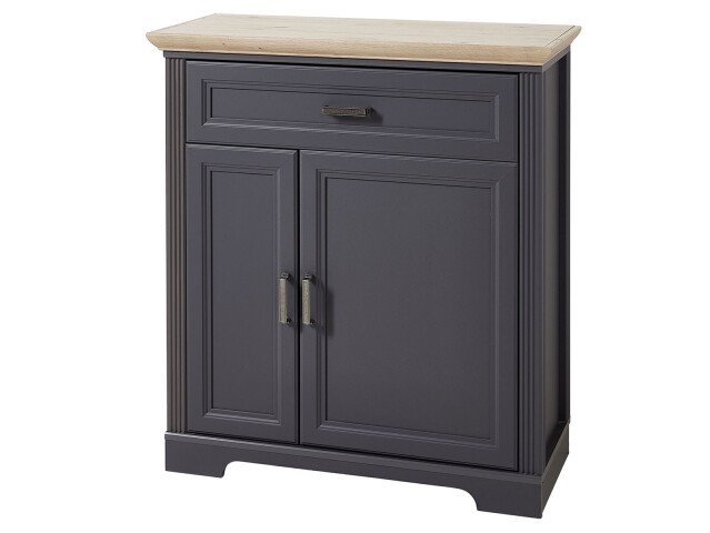 Schuhschrank >Jasmin< in Graphit - 93x102x41cm (BxHxT)