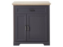 Schuhschrank >Jasmin< in Graphit - 93x102x41cm (BxHxT)