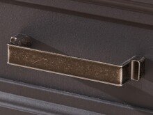 Schuhschrank >Jasmin< in Graphit - 93x102x41cm (BxHxT)