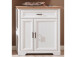Schuhschrank >Jasmin< in Pinie-Hell aus Metall - 93x102x41cm (BxHxT)