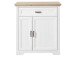 Schuhschrank >Jasmin< in Pinie-Hell aus Metall - 93x102x41cm (BxHxT)