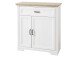 Schuhschrank >Jasmin< in Pinie-Hell aus Metall - 93x102x41cm (BxHxT)