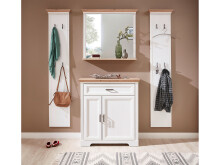 Garderobenpaneel >Jasmin< in antik - 41x195x9cm (BxHxT)