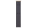 Garderobenpaneel >Jasmin< in Graphit - 41x195x9cm (BxHxT)
