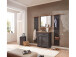 Garderobenpaneel >Jasmin< in Graphit - 41x195x9cm (BxHxT)