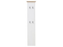 Garderobenpaneel >Jasmin< in Pinie-Hell - 41x195x9cm (BxHxT)