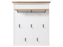 Garderobenpaneel >Jasmin< in Pinie-Hell - 93x107x30cm (BxHxT)