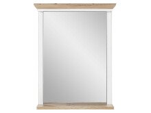 Wandspiegel >Jasmin< in Pinie-Hell - 65x83x15cm (BxHxT)