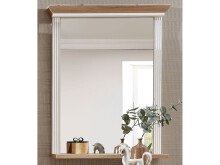 Wandspiegel >Jasmin< in Pinie-Hell - 65x83x15cm...