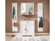 Wandspiegel >Jasmin< in Pinie-Hell - 93x83x15cm (BxHxT)